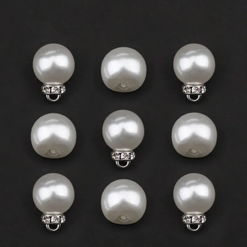 10 шт./пакет мм Круглый Швейные перламутровыми пуговицами для Аксессуары шитья