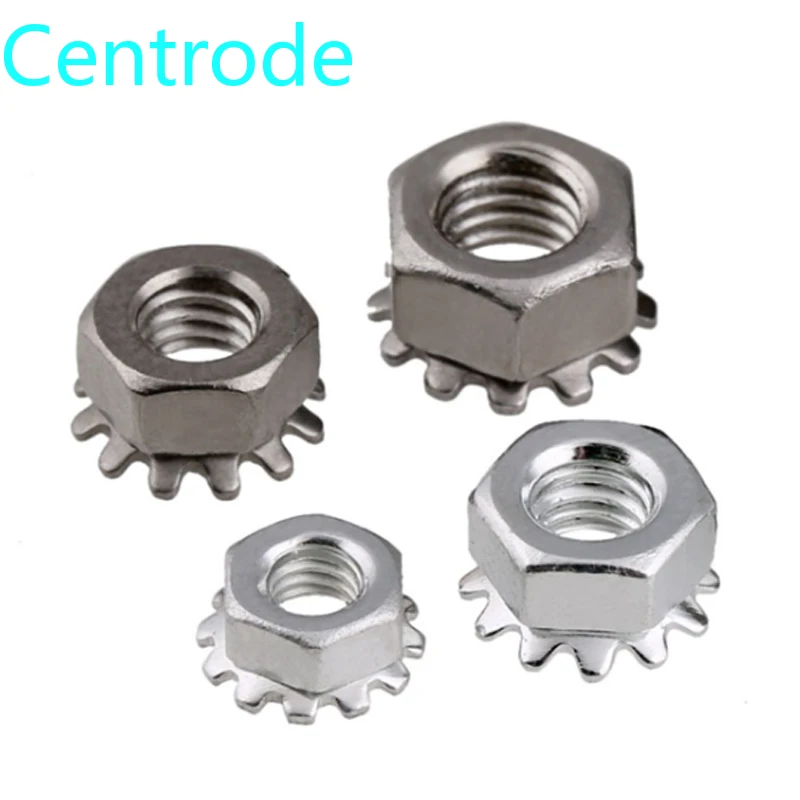 304 нержавеющая сталь K nut с зубчатой гайкой углеродистая cap многозубчатая гайка