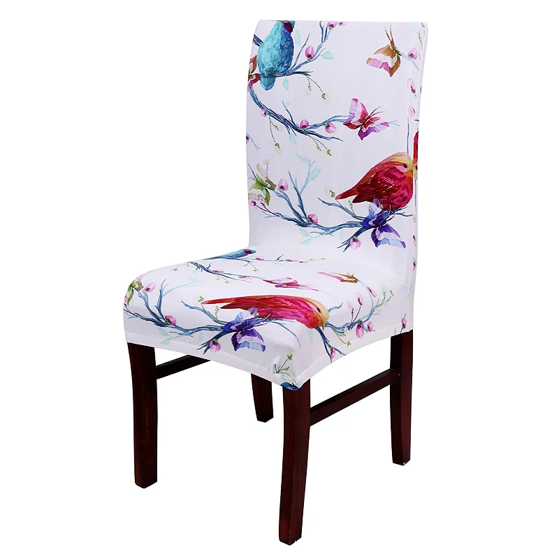 Чехол накладка для стула с принтом в виде бабочки|Чехлы на стулья| |