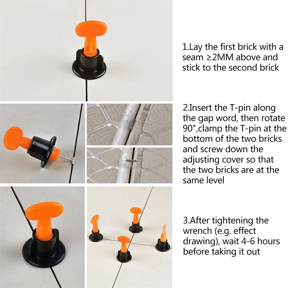 

3pcs Level Wedges Tile Spacers For Flooring Wall Tile Leveling System Tile Levelers 73*17mm Floor Or Wall Mortar Setting