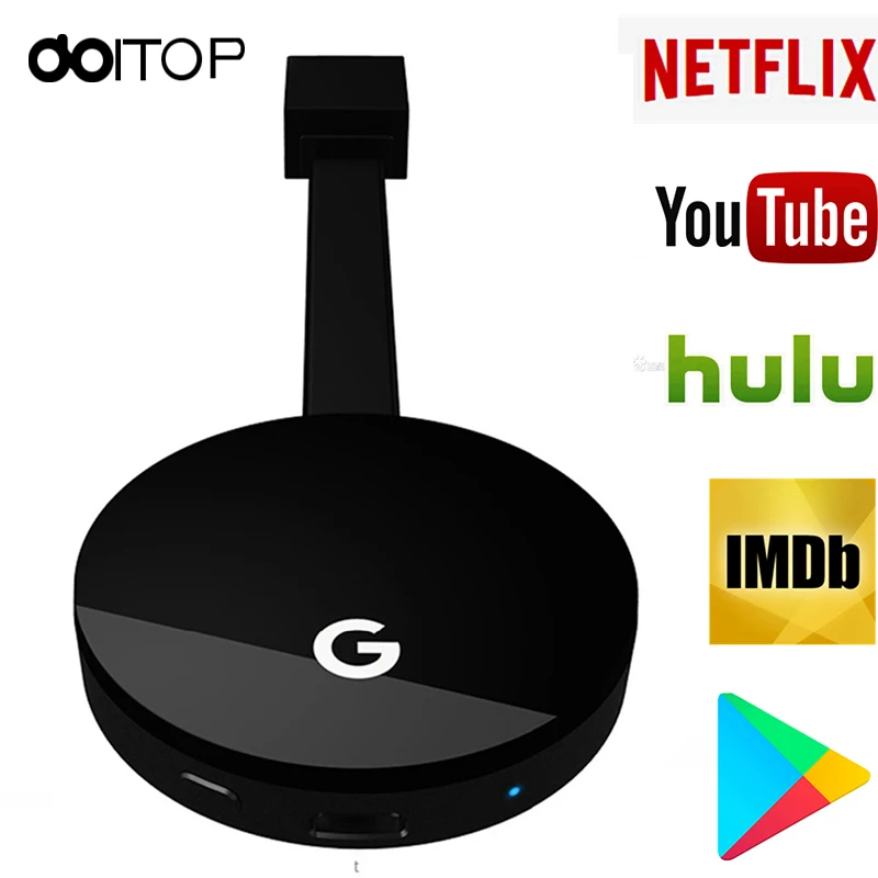 DOITOP 1080P HD ключ для зеркалирования экрана телевизора WiFi Дисплей подходит Netflix Miracast