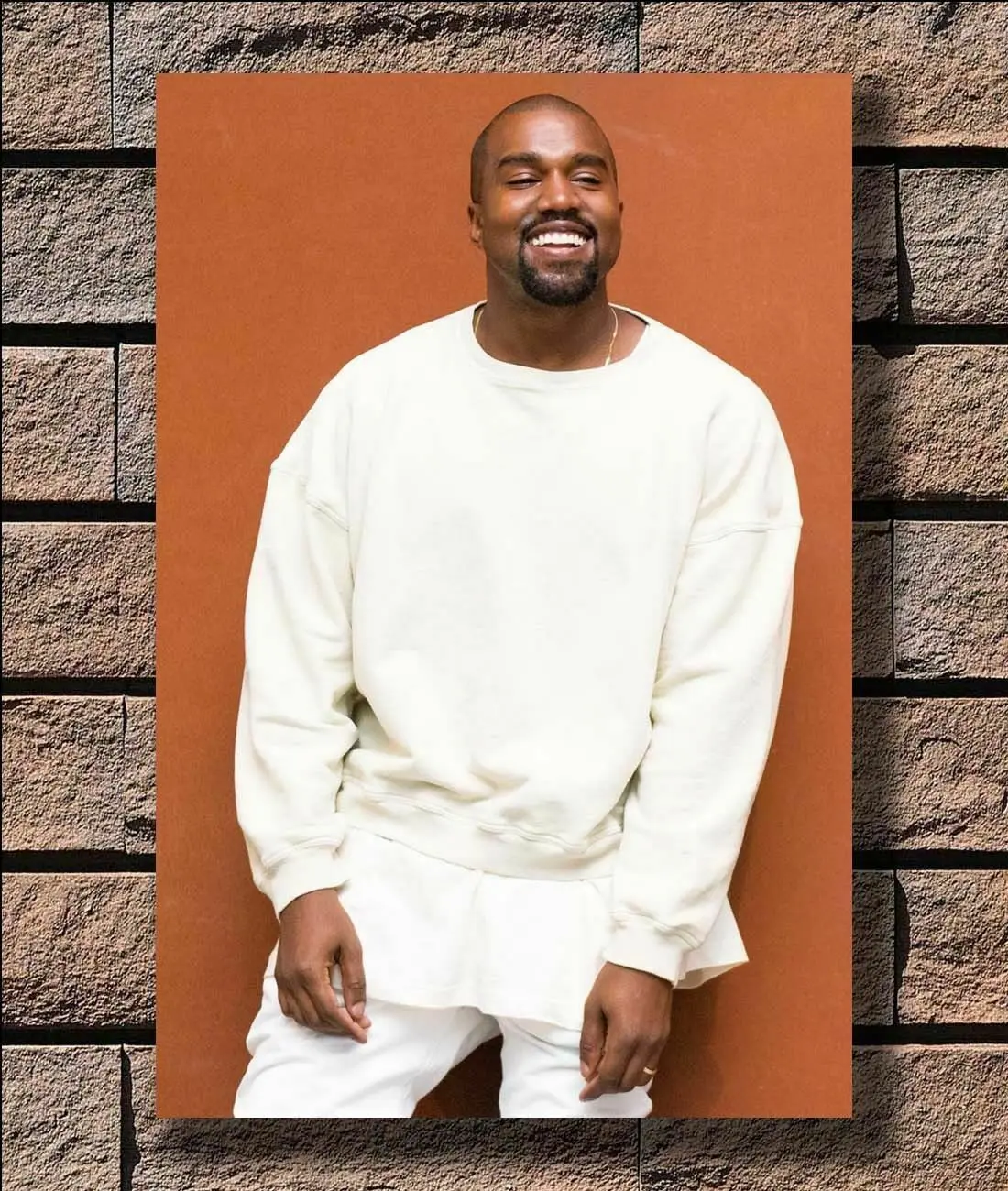 F237 Kanye West реперские кепки шелковой ткани настенный художественный плакат Декор