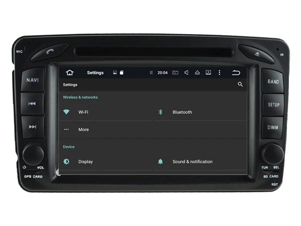 Ips screen Android 8.0 Car Dvd Navi Player FOR BENZ C-CLASS W203 2000-2004 CLK W209 M W163 W639 gps auto stereo audio multimedia |