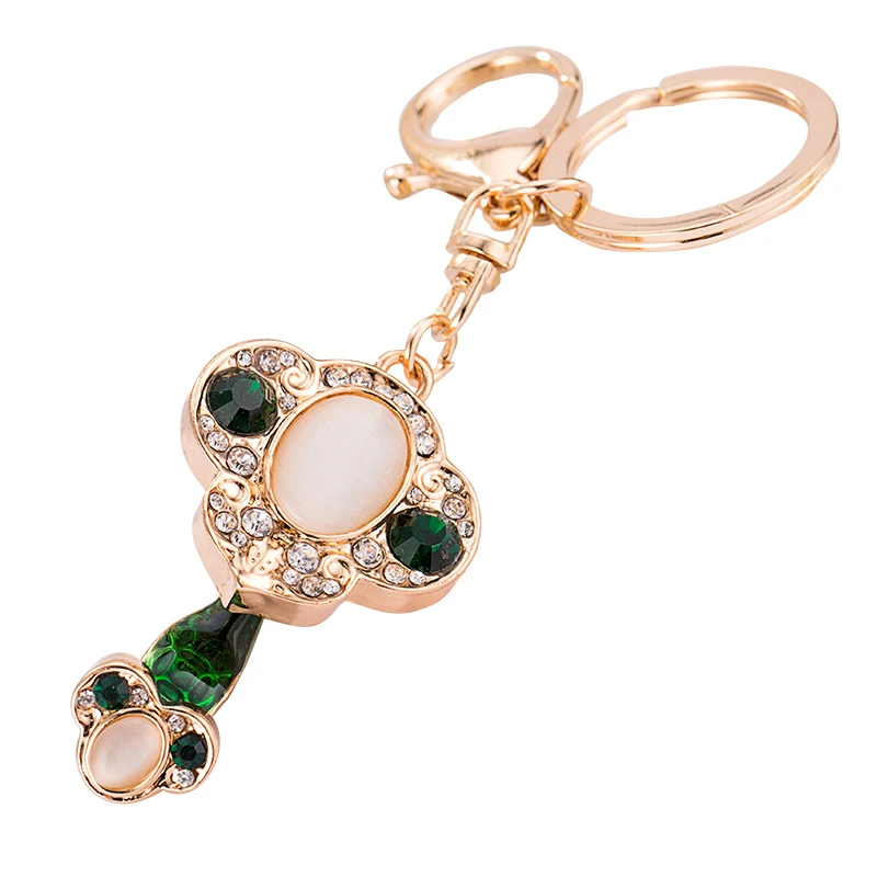 Брелок в китайском стиле с надписью на удачу Ruyi модный металлический брелок