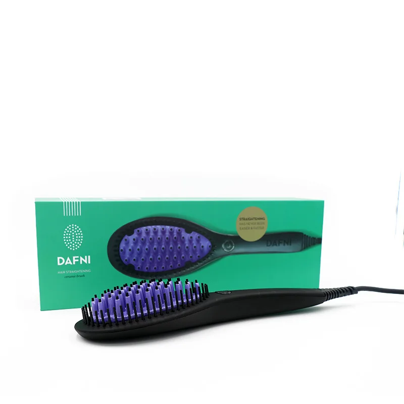 

Professional Electric Hair Straightener Comb PTC heating Hair Care Styling Fast Hair iron Straightening Brush EU Plug