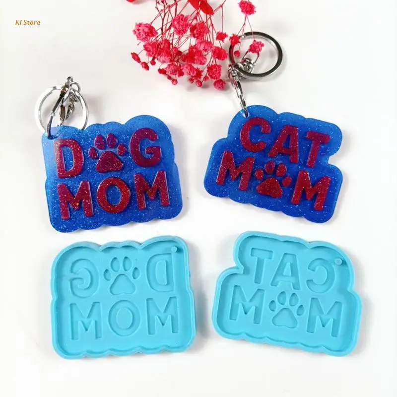 

Cats Claw Keychain Epoxy Resin Mold Pendant Casting Silicone Mould DIY Crafts Polymer Clay Jewelry Making Tool J78F