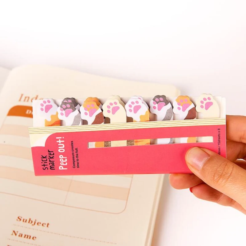 Bookmark Memo Pad Kawaii Stationery Sticky Notes Paper Planner Stickers Scrapbooking Cute Post Notebook Diy Stationary | Канцтовары для
