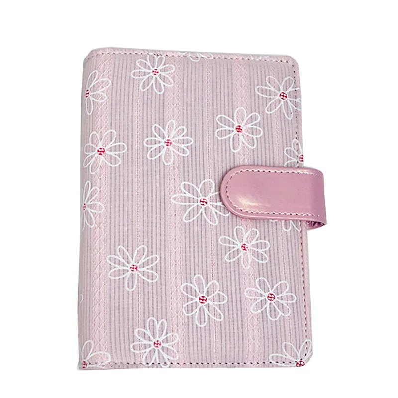 

A5 A6 Metal Spiral Bound Planner Kawaii Stationery Student Daily Notebook Creative Flower Embroidery