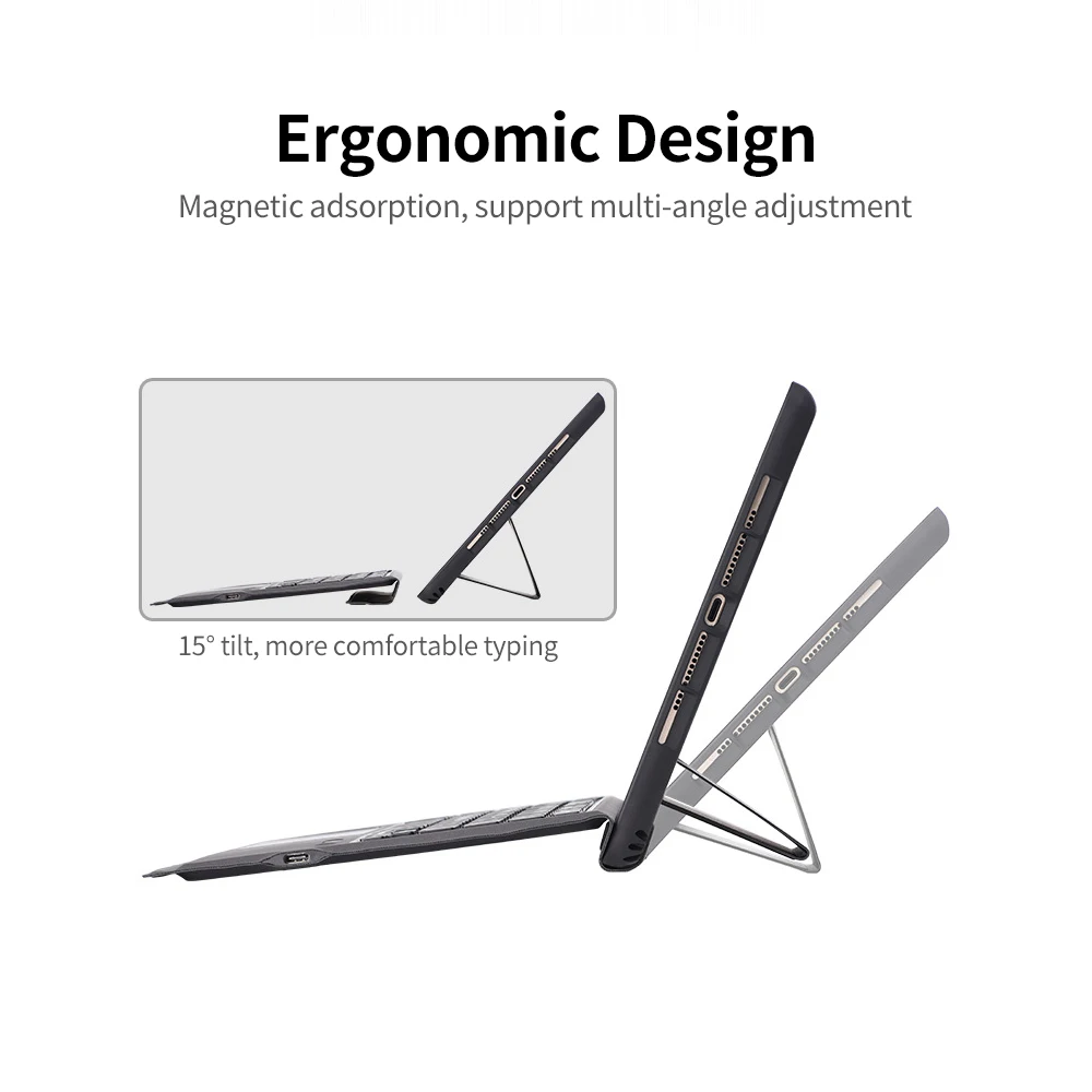 Чехол для iPad с беспроводной клавиатурой и сенсорной панелью защитный чехол