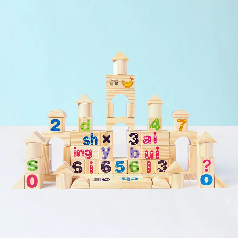 

Assembling building blocks, educational toys, 103 blocks, barreled blocks