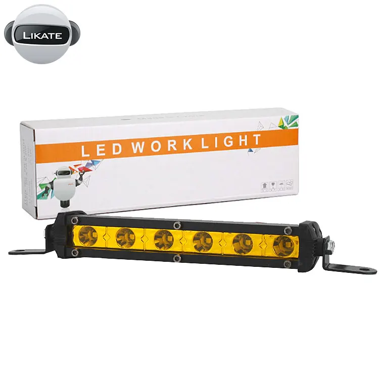 Ультратонкий Однорядный светодиодный светильник LKT 18 Вт для внедорожников