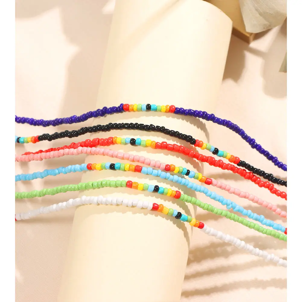 Цепочка с радужными бусинами для очков Модный шнур солнцезащитных ремешок на шею