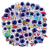 103050pcs cute outer space astronaut stickers laptop guitar motorcycle phone luggage car bike graffiti sticker decal kid toys