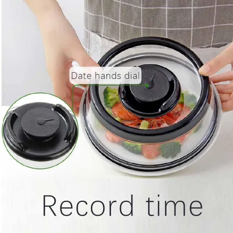 

1pcs Multi-purpose Silicone Vacuum Airtight Food Sealer Small Size Press-type Fresh-keeping Cover Portable Lunch Boxes Cover