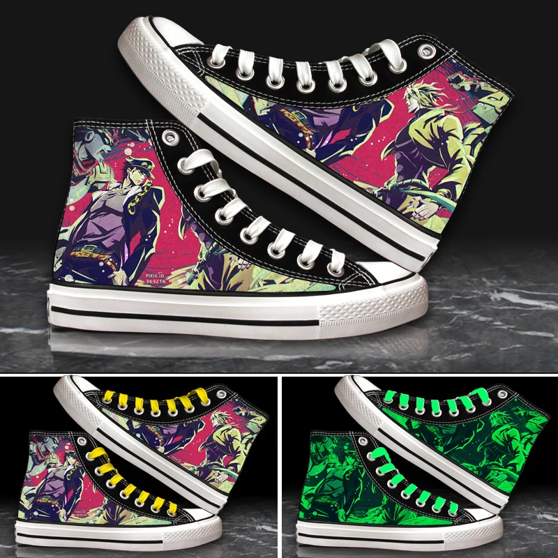 Аниме приключения Джоджо Золотой ветер Леоне abbacchio ночные светильники из канваса