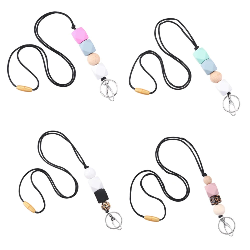 Женское Ожерелье со шнурком с бусинами идентификационным знаком ожерелье для