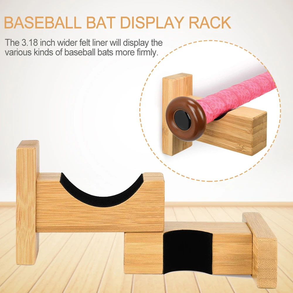 Дисплей для бейсбольной биты настенный держатель деревянная бейсбольная бита