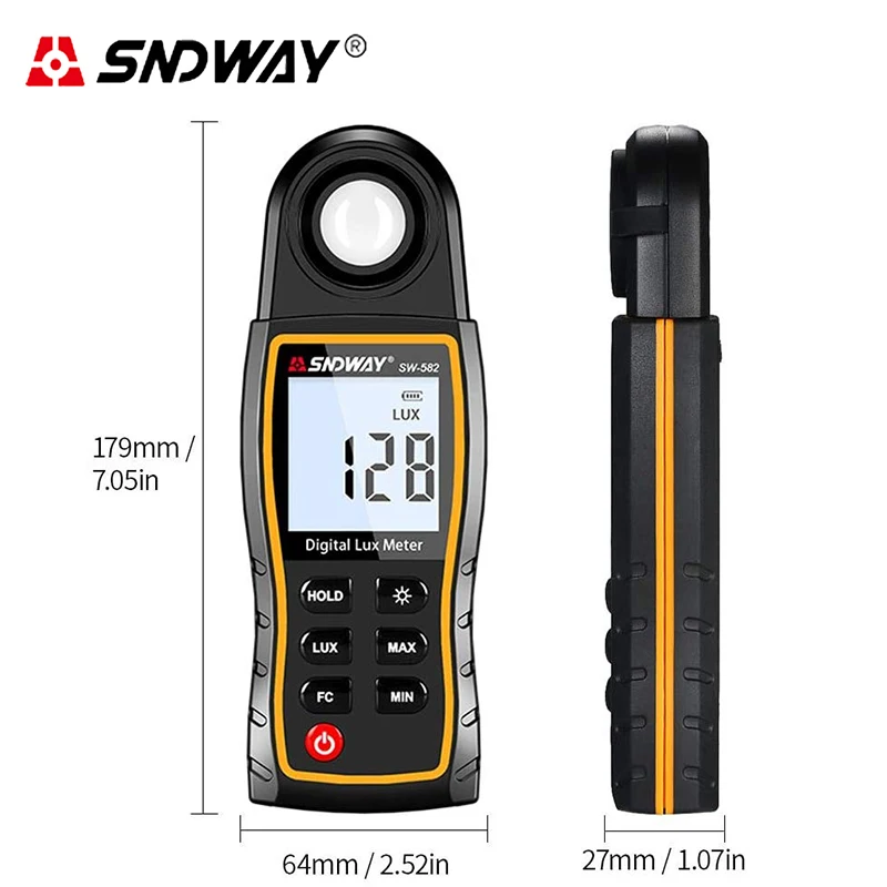 Цифровой Люксметр Lux/измеритель FC светильник-метр для фотосъемки люминометр