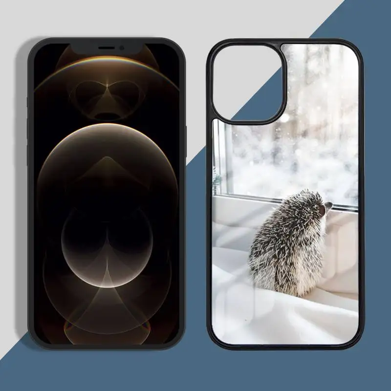 

Cute Hedgehog Phone Case TPU+PC For iPhone X XR XS 11 12 mini Pro MAX 7 8 Plus