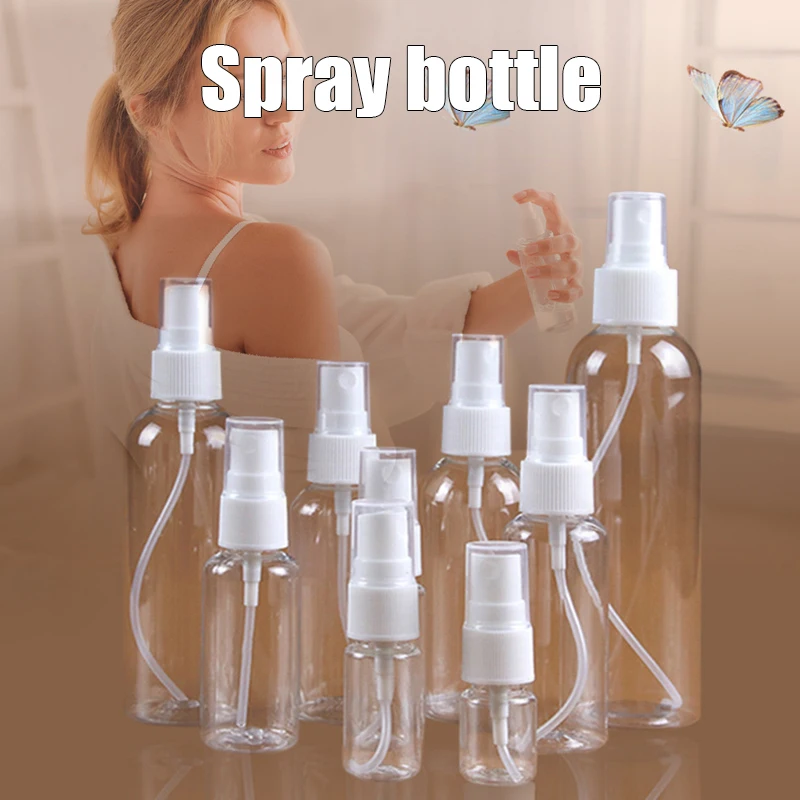 

Spray Bottle Clear Empty Sprayer Bottle Transparent Container Portable for Travel Cosmetic LB88