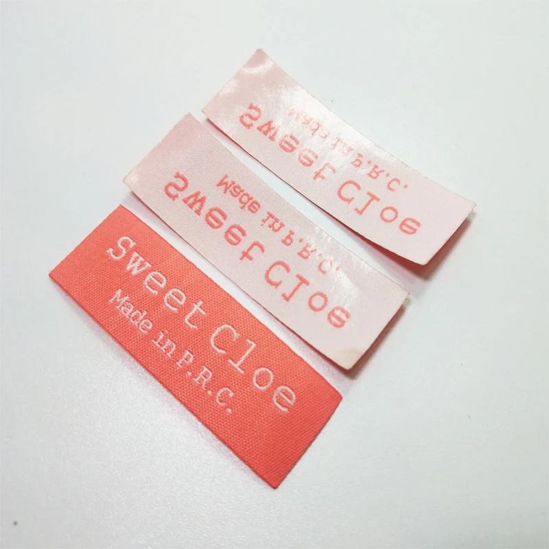 CustomizedFreeShippingIronOnClothingWovenLabelsWithBrandNameLogoHotMeltGlueHeatingAdhesiveGarmentLabels/TagsCanSewingAndIronPast | Дом и сад