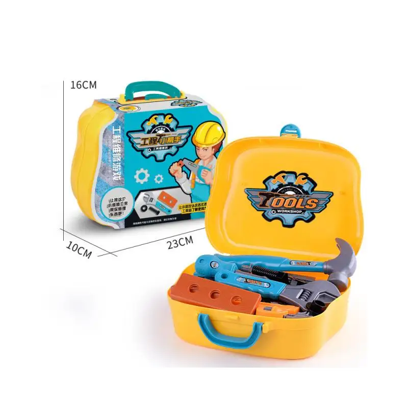 

Portable Simulation Repair Toolbox Set Engineer For Kindergarten Kids Children Play House Toys Educational Toy Set