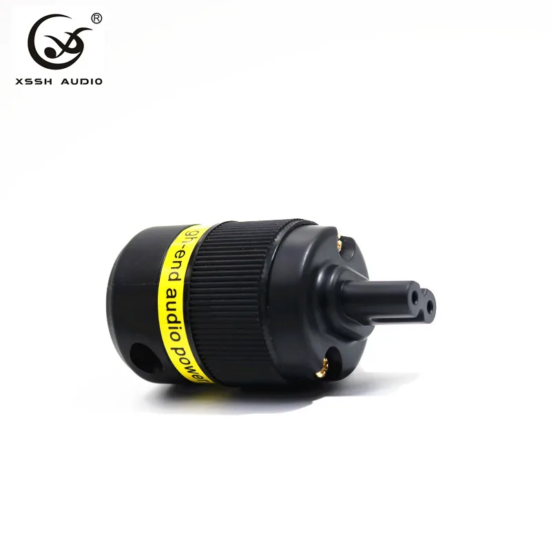 XSSH Hi-Fi разъем из чистой меди с родиевым покрытием штепсельная вилка европейского