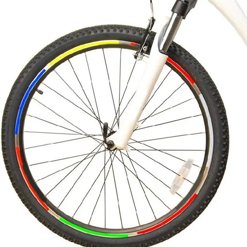Светоотражающая лента флуоресцентная Mtb велосипед Mtb светоотражающие наклейки клейкая лента велосипедные Наклейки Аксессуары для велосипеда