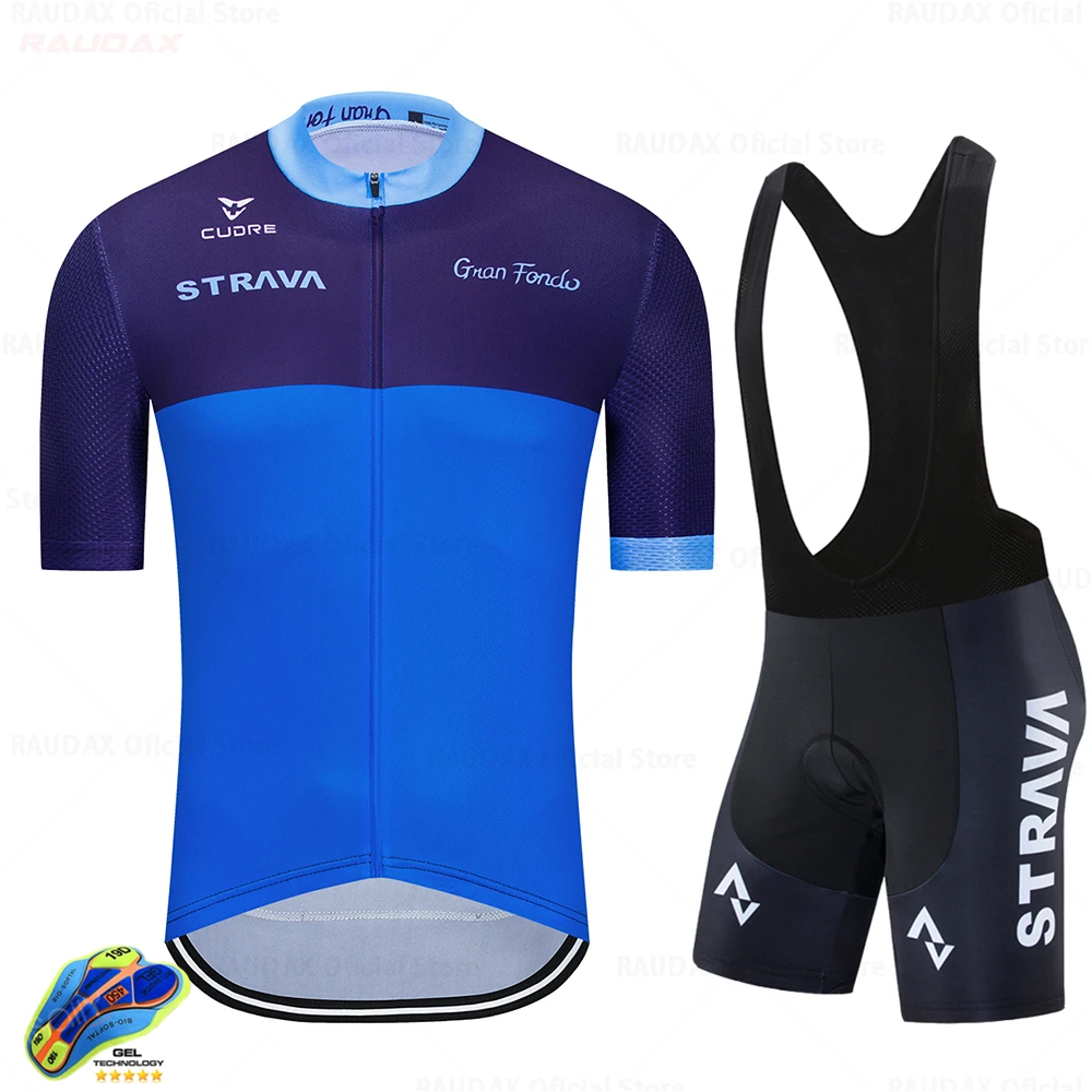 

Велосипедный комплект из джерси 2021, одежда для велоспорта Strava, летняя одежда для велоспорта, Мужская Улучшенная ткань, велосипедный костюм ...