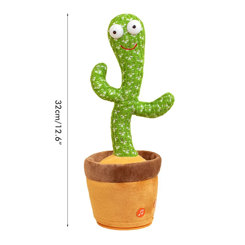 

Cactus Plush Toy Electronic Shake Dancing Toy With The Song Plush Cute Dancing Cactus Early Childhood Education Toy For Children