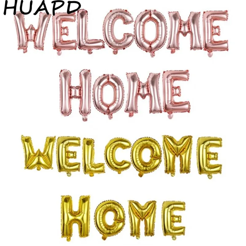Воздушные шары из фольги с надписью Добро пожаловать 16 дюймов | Дом и сад