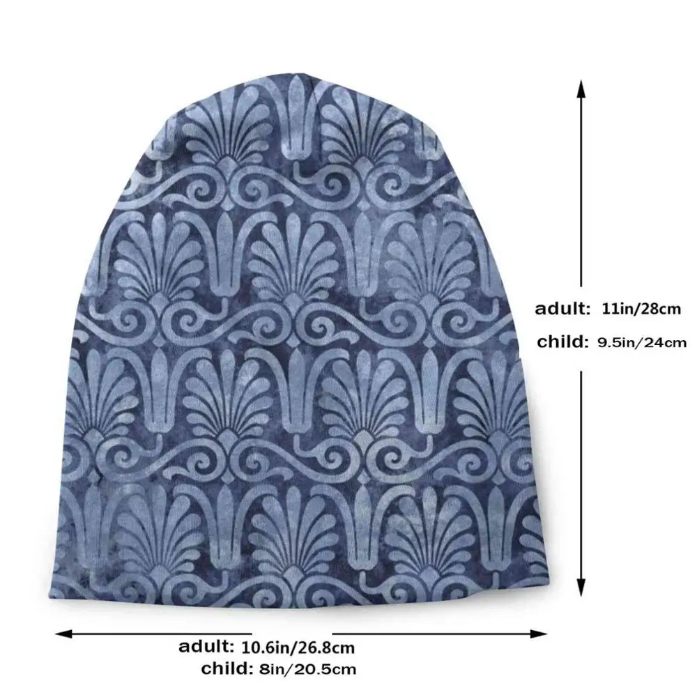 Греческая тема сирены ключ орнамент волны корабль узор Теплый стрейч