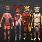 2021 Phantom с рисунком персонажей из игры пять ночей в Фредди Фредди маскарадный костюм для Хэллоуина; Костюм с персонажами из аниме для мальчиков и девочек, ужас боди с маской забавная одежда для вечеринки