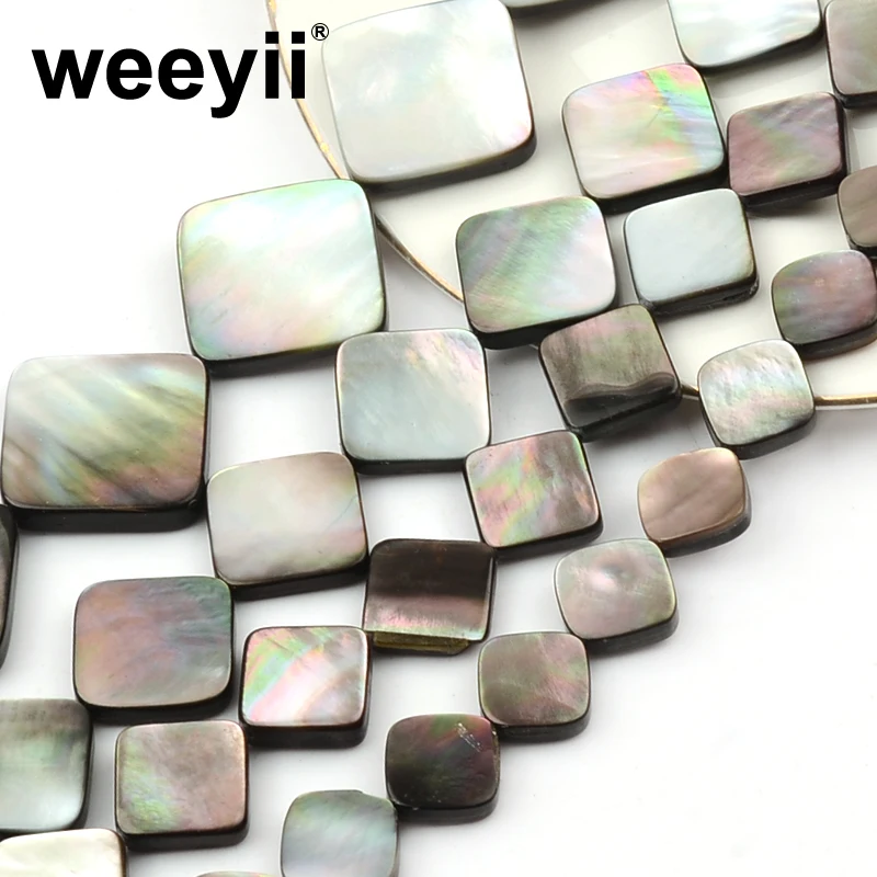 

Бусины диагональные из натуральной ракушки, 10/12/15/20 мм