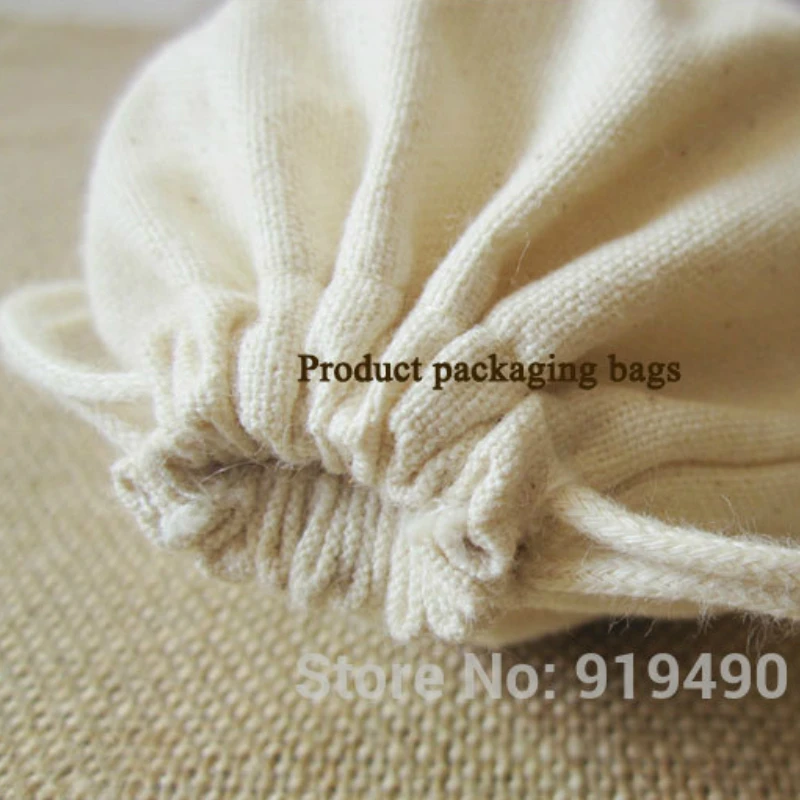 20 шт хлопок холст Упаковка подарочные пакеты ювелирные изделия косметический