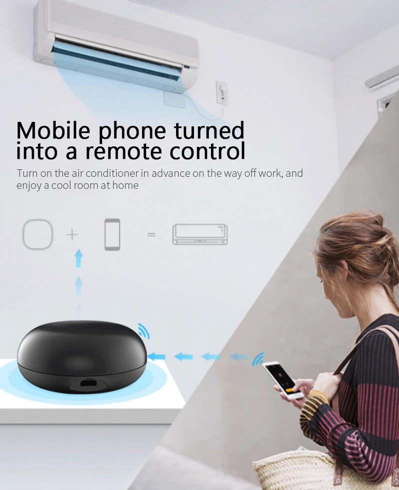 

WiFi IR Controler Smart Home Infrared Wireless Remote Control via Smart Life Tuya APP Work with Alexa Google Home Assistant