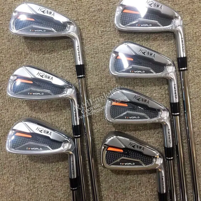 Новые мужские клюшки для гольфа HONMA TW747P 4-11 Sw Обычный или жесткий графитовый Вал
