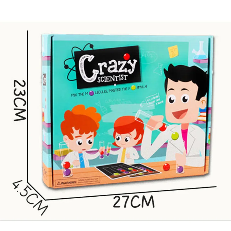 Набор тестовых трубок Crazy Scientist для настольных игр логическое мышление игра детей