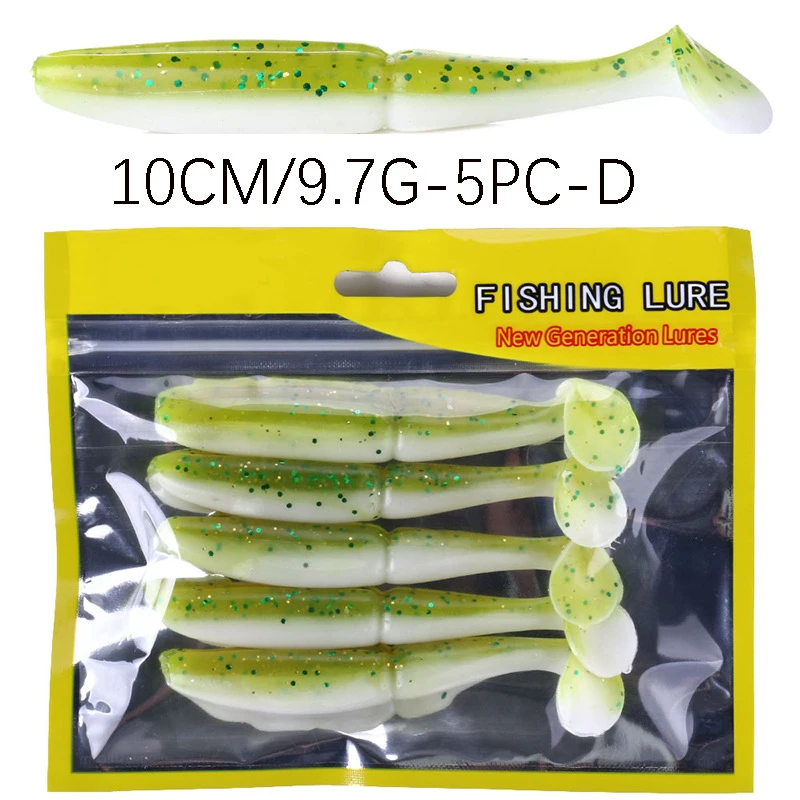 5 шт 10 см 9 7 г суперконтинента мягкие приманки для рыбалки рыболовные Leurre Шад