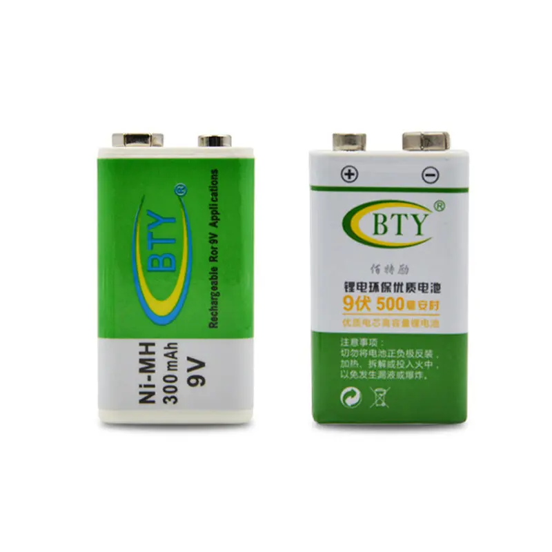 Лучшие предложения BTY 9V ni-mh Batery литий-ионная аккумуляторная батарея Bateria 6LR61 1604A
