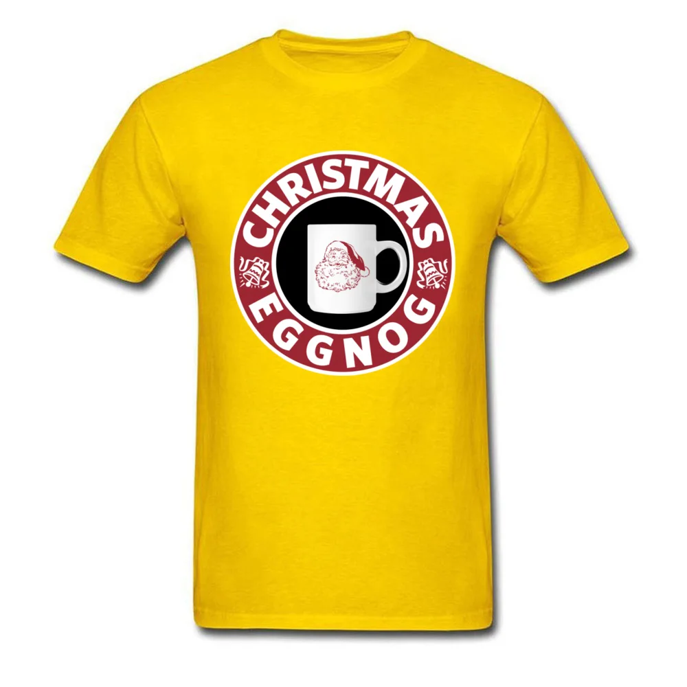 Рождественская футболка Eggnog для мужчин традиции молочный напиток Печать на
