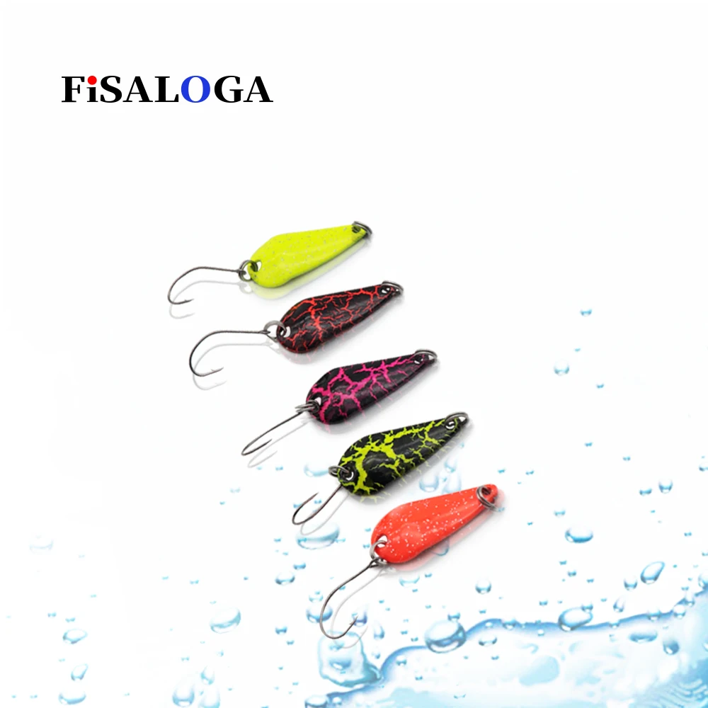 Металлическая блесна-ложка 2 8 г с одним крючком рыболовные безделушки чайные