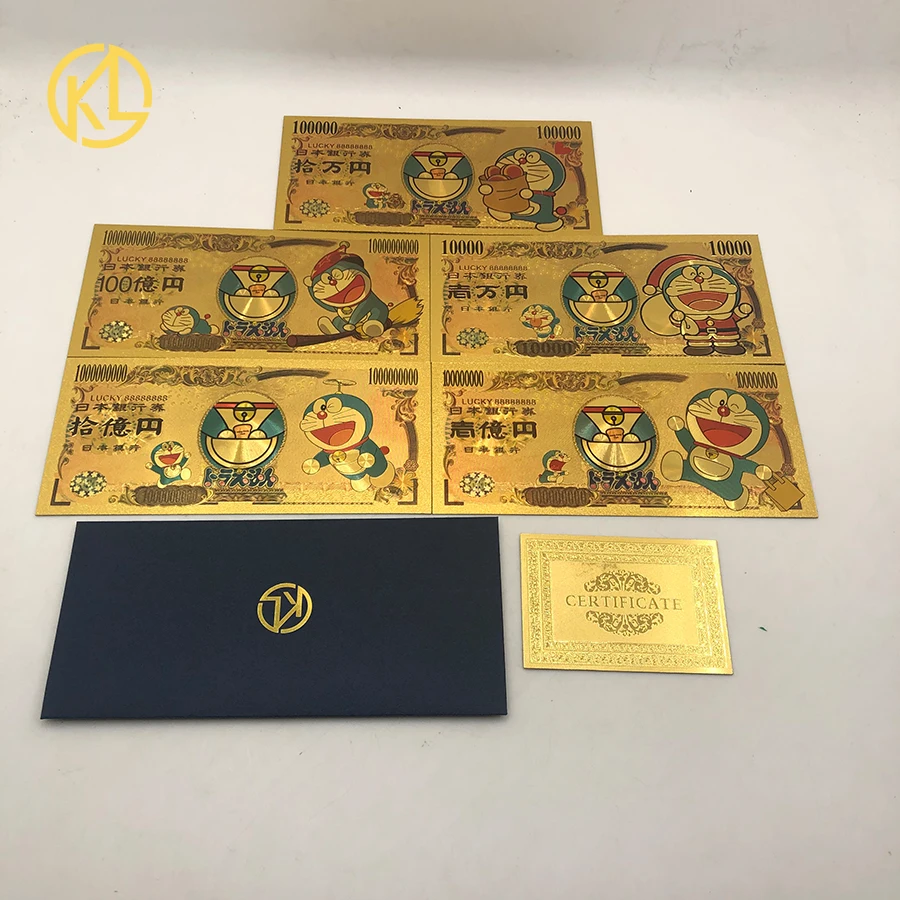 10 типов японских аниме мультяшных милых кошек с волшебным карманом золотые