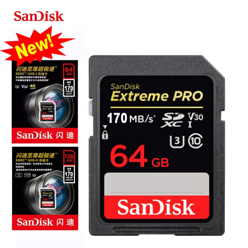SanDisk Extreme Pro карта памяти класс 10 128 ГБ 512 256 | Компьютеры и офис