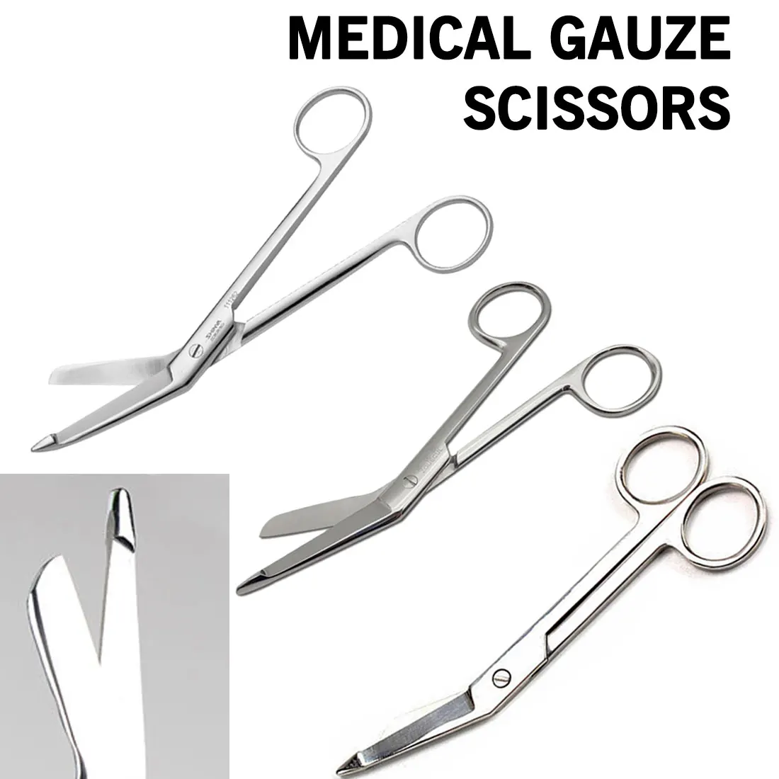 

Stainless Steel Binding Scissors 14cm Medical Crae Scissors Household