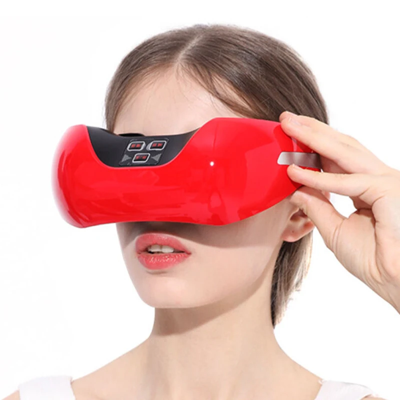 Импульсный массажер для глаз электрический массажный инструмент защиты зеленый