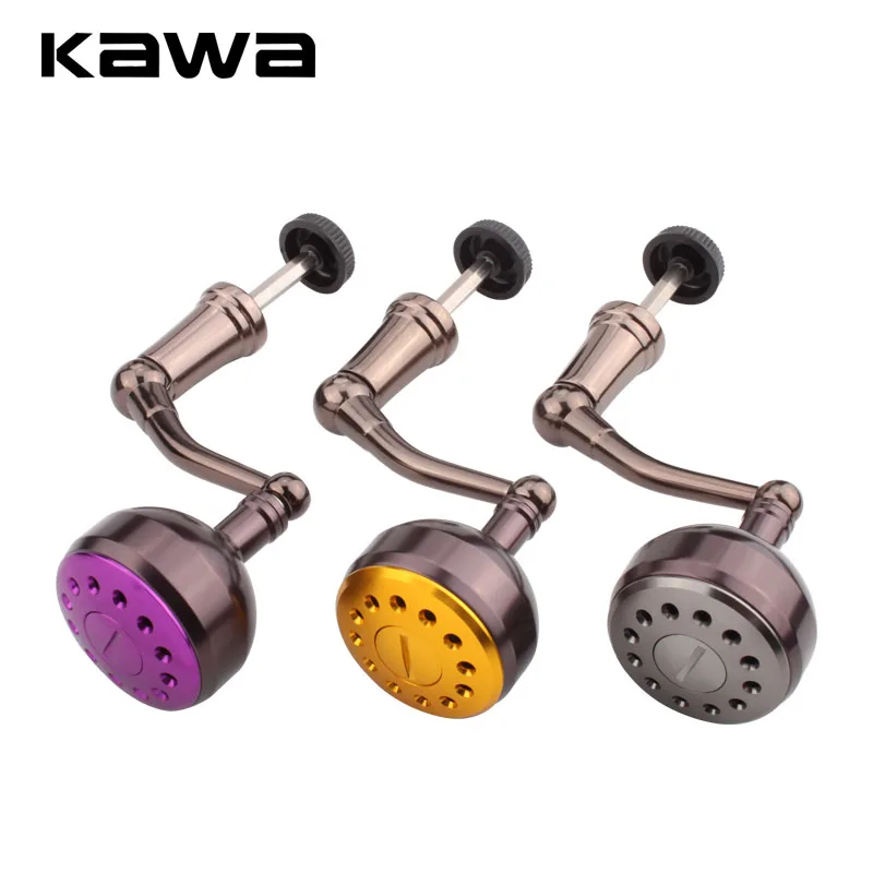

KAWA New Fishing Reel Handle With Alloy Knobs for 1000-3000 Spinning Reels Handle Shaft Is 6 Edges Fishing Tackle Accessory
