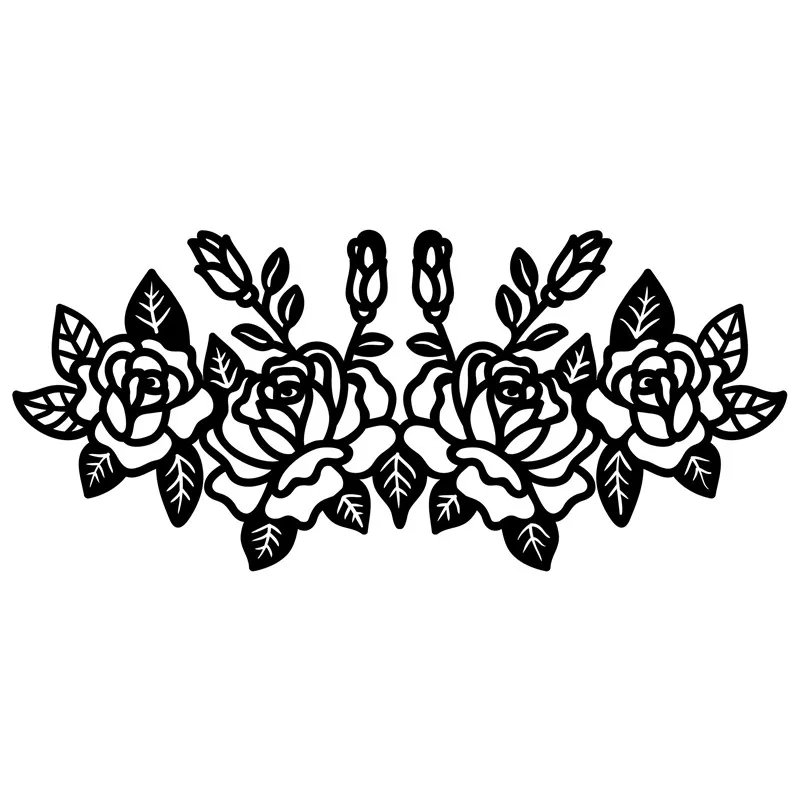 Металлические Вырубные штампы Naifumodo с розовыми краями цветочные трафареты для