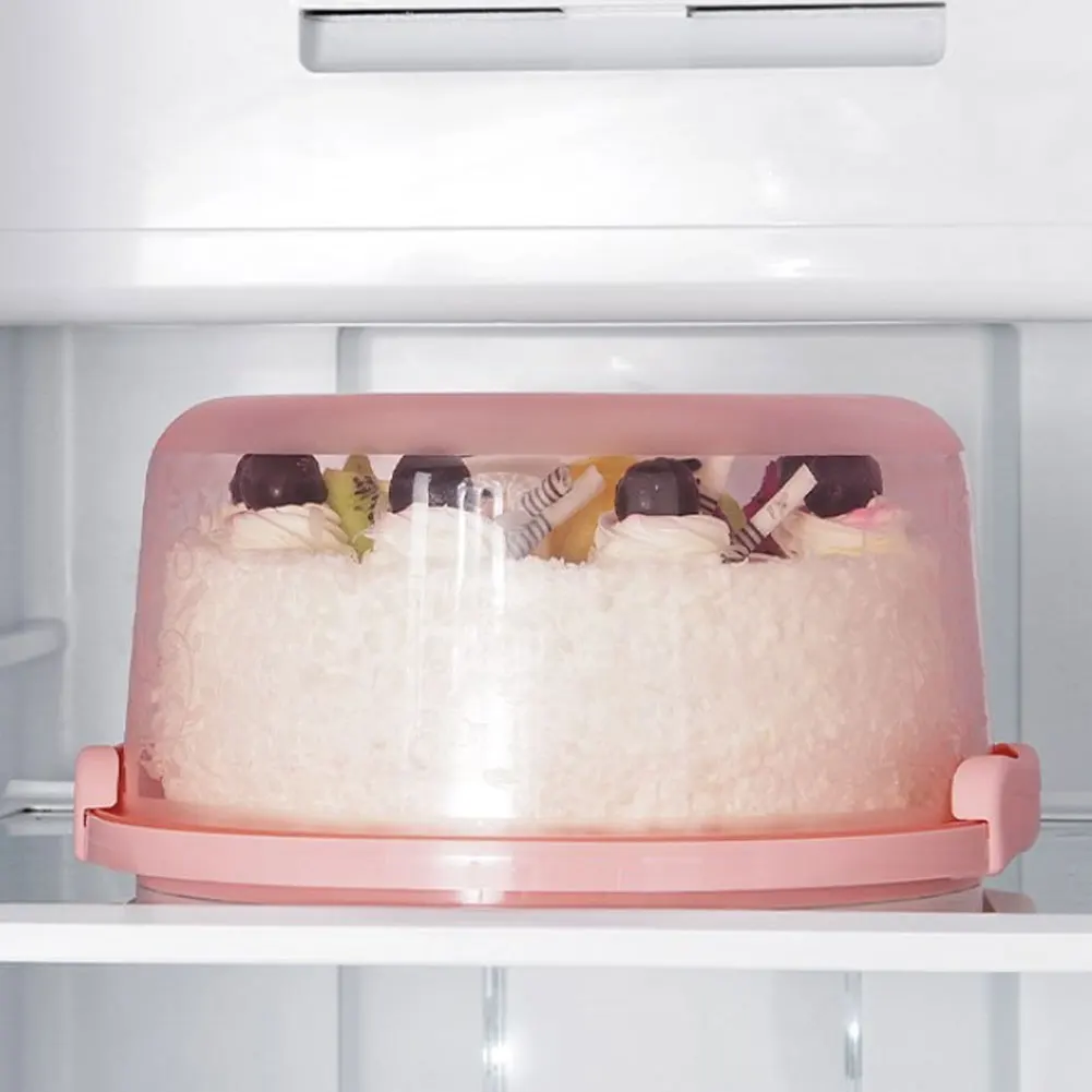 

Portable Cake And Cupcake Carrier With Handle Storage Container Perfect For Transporting Cakes Cupcakes Pies Or Other Desserts-L