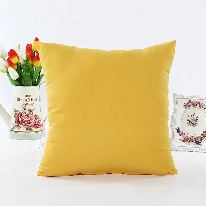 

Plain Brushed Pillowcase Modern Minimalist Core-Free Car Bedroom Sofa Pillowcase Solid Color CreativeCushion Cover